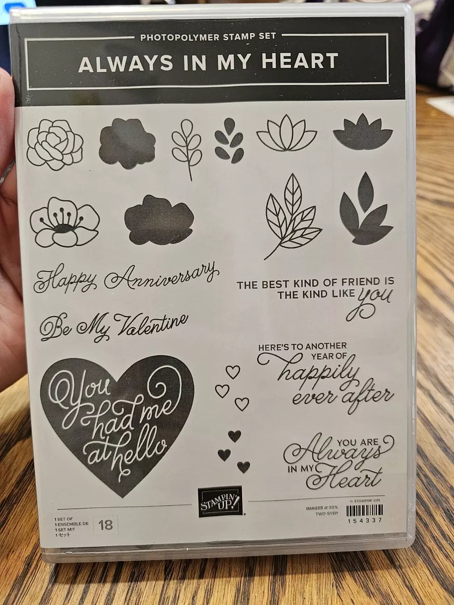 Always in my heart Stamp Set