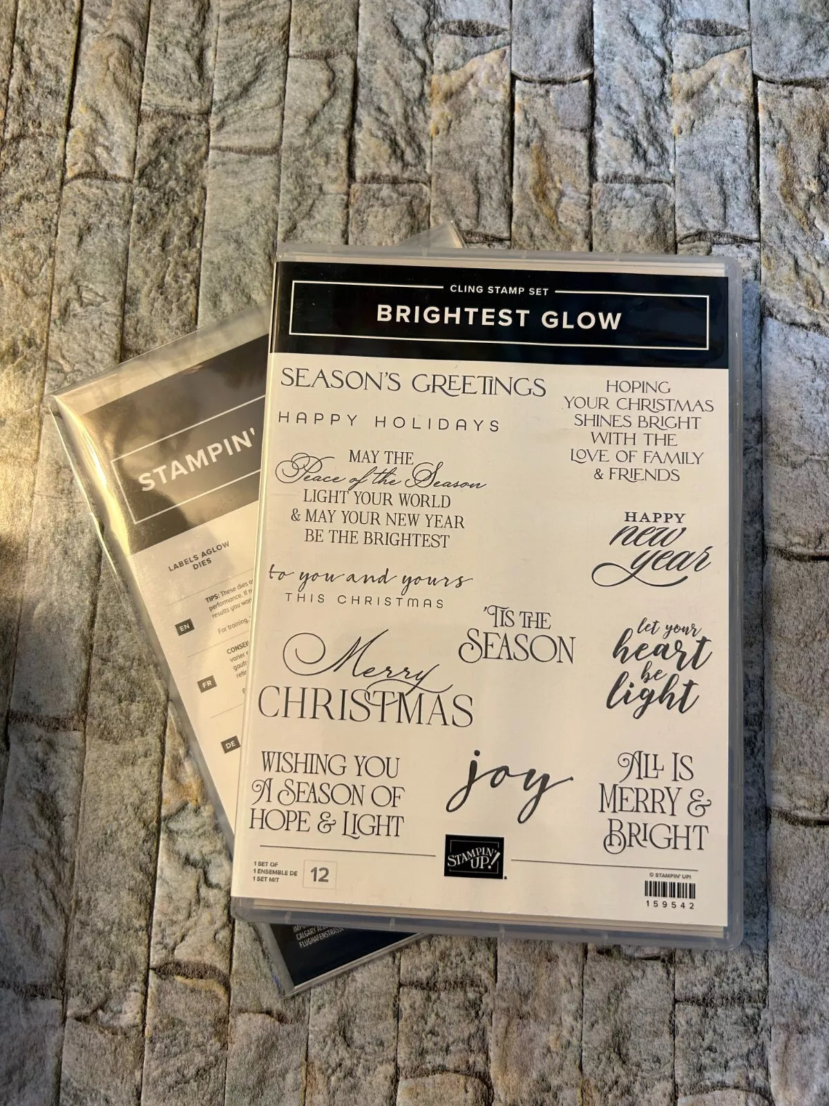 Brightest Glow Stamp Set and Dies