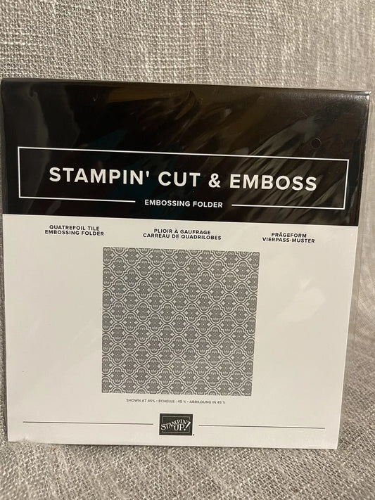 Quatrefoil 3D Embossing Folder